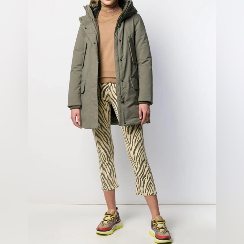Current Elliott The Ruby Crop Jeans Natural Zebra